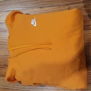Nike men's orange hoodie sweatshirt